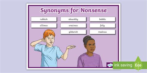 nonsense synonym|What is another word for nonsense .